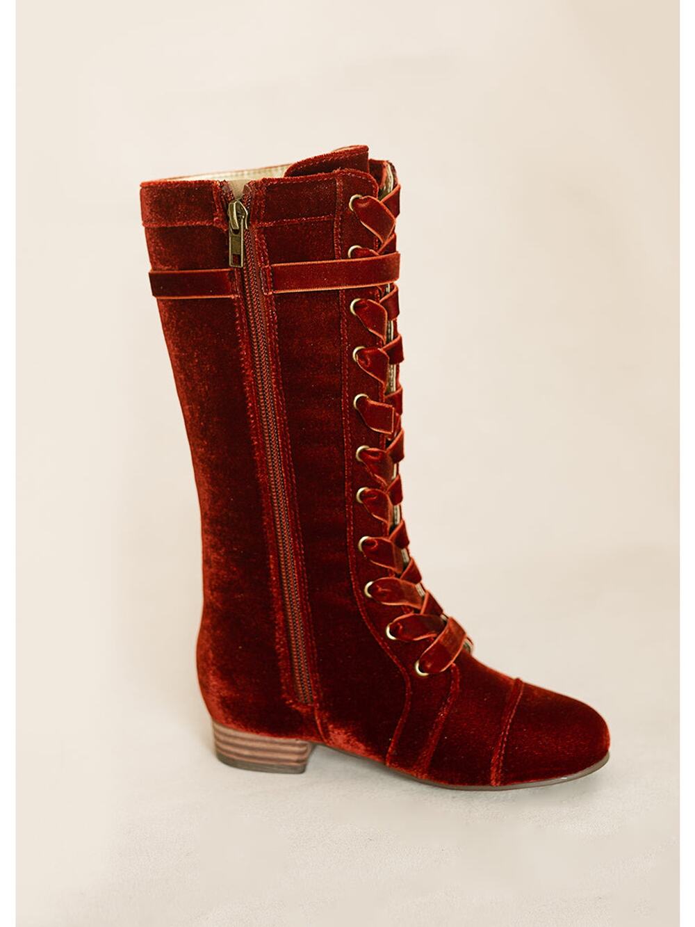 Joyfolie Mia Joy Marija Tall Boot in Brick Girl’s Size 9T